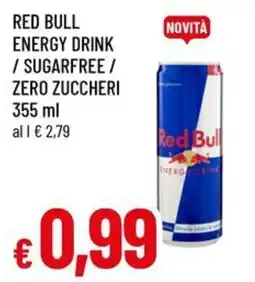 Famila Superstore Red bull energy drink / sugarfree/ zero zuccheri offerta