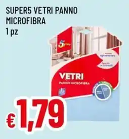 Famila Superstore Super5 vetri panno microfibra offerta