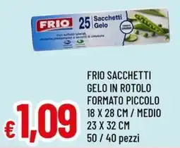 Famila Superstore Frio sacchetti gelo in rotolo formato piccolo offerta