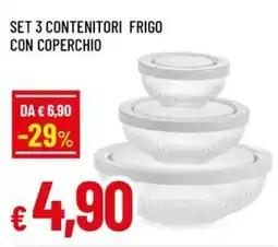 Famila Superstore Set 3 contenitori frigo con coperchio offerta