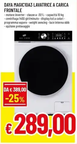 Famila Superstore DAYA MAGIC10A3 LAVATRICE A CARICA FRONTALE offerta