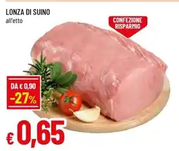 Famila Lonza Di Suino offerta