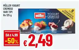 Famila Müller Yogurt Cremoso Vari Tipi offerta
