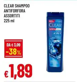 Famila CLEAR SHAMPOO ANTIFORFORA ASSORTITI offerta
