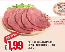 Famila Fettine sceltissime di bovino adulto scottona offerta