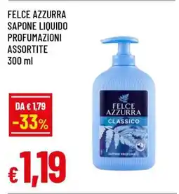 Famila FELCE AZZURRA SAPONE LIQUIDO PROFUMAZIONI ASSORTITE offerta