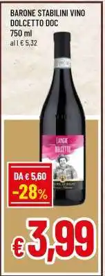 Famila BARONE STABILINI VINO DOLCETTO DOC offerta