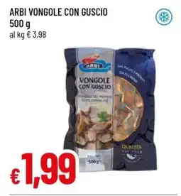 Famila ARBI VONGOLE CON GUSCIO offerta