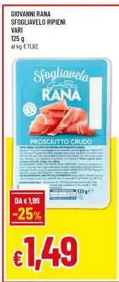 Famila GIOVANNI RANA SFOGLIAVELO RIPIENI VARI offerta