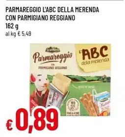 Famila PARMAREGGIO L'ABC DELLA MERENDA CON PARMIGIANO REGGIANO offerta