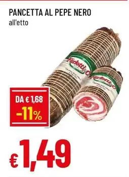 Famila PANCETTA AL PEPE NERO offerta