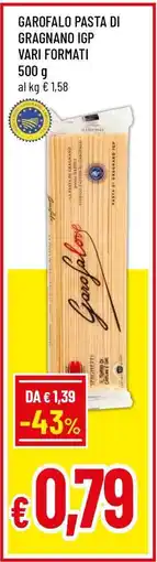 Famila Garofalo Pasta di Gragnano IGP Vari Formati offerta