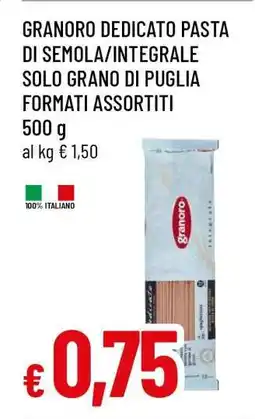 Famila Granoro Dedicato Pasta offerta