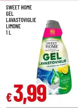Famila SWEET HOME GEL LAVASTOVIGLIE LIMONE 1 L offerta