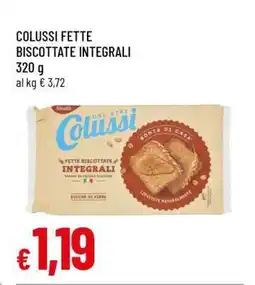 Famila COLUSSI FETTE BISCOTTATE INTEGRALI offerta