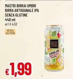 Famila MASTRI BIRRAI UMBRI BIRRA ARTIGIANALE IPA SENZA GLUTINE offerta