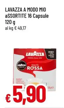 Famila LAVAZZA A MODO MIO aSSORTITE 16 Capsule offerta