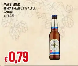Famila WARSTEINER BIRRA FRESH 0.0% ALCOL offerta