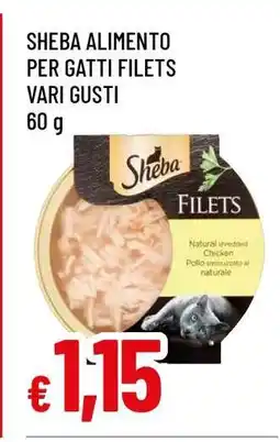 Famila SHEBA ALIMENTO PER GATTI FILETS VARI GUSTI offerta