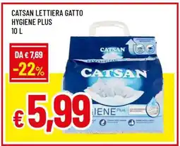 Famila CATSAN LETTIERA GATTO HYGIENE PLUS offerta
