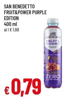 Famila SAN BENEDETTO FRUIT&POWER PURPLE EDITION offerta