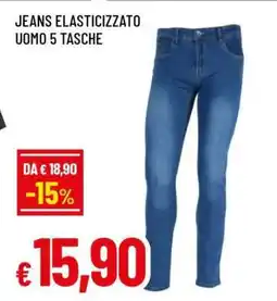 Famila JEANS ELASTICIZZATO UOMO 5 TASCHE offerta