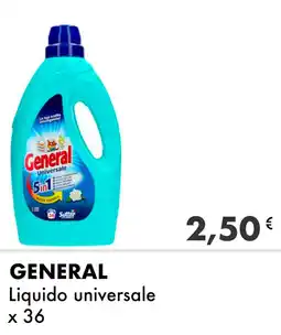 Iper Tosano GENERAL Liquido universale x 36 offerta