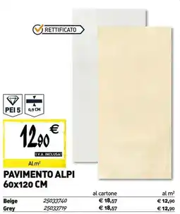 Tecnomat Pavimento alpi offerta