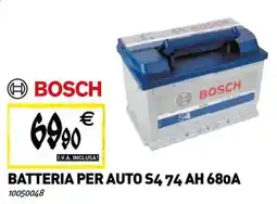Tecnomat Batteria per auto S4 74 AH 680A offerta