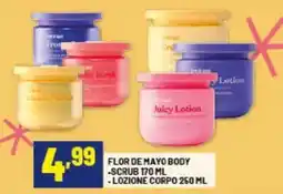 Risparmio Casa Flor de mayo body scrub, lozione corpo offerta