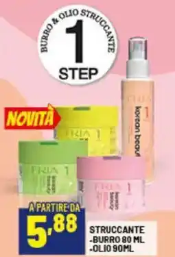 Risparmio Casa Fria struccante burro, olio offerta
