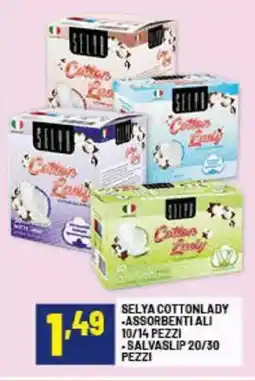 Risparmio Casa Selya cottonlady, assorbenti ali, salvaslip offerta