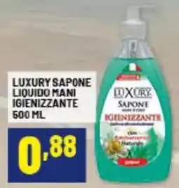 Risparmio Casa Luxury sapone liquido mani igienizzante offerta