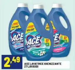 Risparmio Casa Ace lavatrice igienizzante offerta
