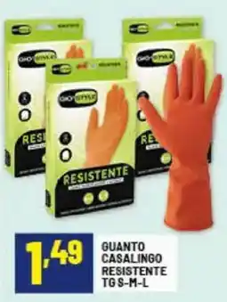 Risparmio Casa Guanto casalingo resistente tgs-m-l offerta