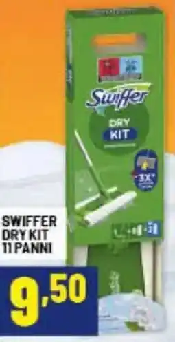 Risparmio Casa Swiffer dry kit 11 panni offerta