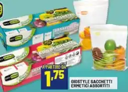 Risparmio Casa Giostyle sacchetti ermetici offerta