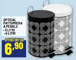 Risparmio Casa Optical pattumiera a pedale offerta