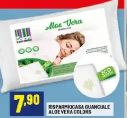 Risparmio Casa Risparmiocasa guanciale aloe vera colors offerta