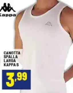 Risparmio Casa Canotta spalla larga KAPPA S offerta