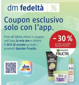 dm drogerie markt Garnier fructis offerta