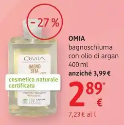 dm drogerie markt OMIA bagnoschiuma con olio di argan offerta