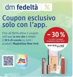 dm drogerie markt Maybelline new york offerta
