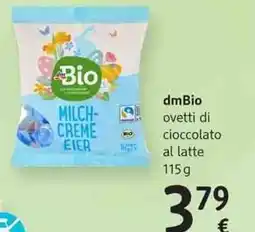 dm drogerie markt dmBio ovetti di cioccolato al latte offerta