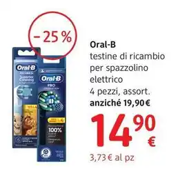 dm drogerie markt Oral-B testine di ricambio per spazzolino elettrico offerta