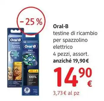 dm drogerie markt Oral-B testine di ricambio per spazzolino elettrico offerta