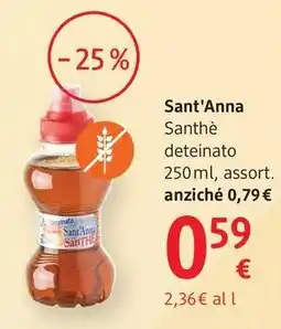 dm drogerie markt Sant'Anna Santhè deteinato offerta