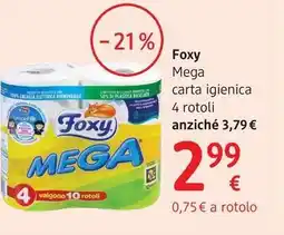 dm drogerie markt Foxy Mega carta igienica offerta