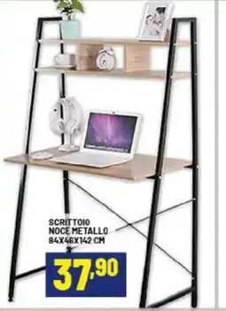 Risparmio Casa Scrittoio noce metallo offerta