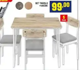 Risparmio Casa Set tavolo +4sedie offerta